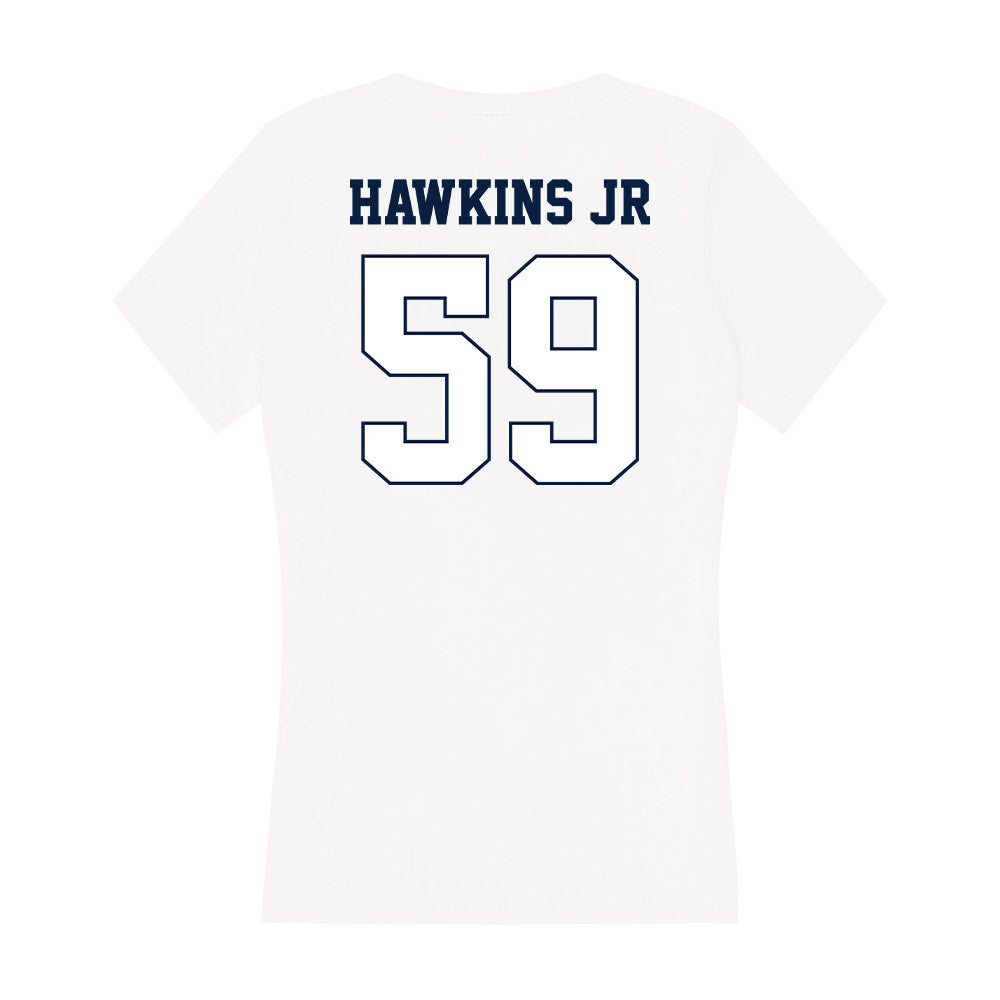 Monmouth - NCAA Football : Adrian Hawkins Jr - Women's V-Neck T-Shirt-1