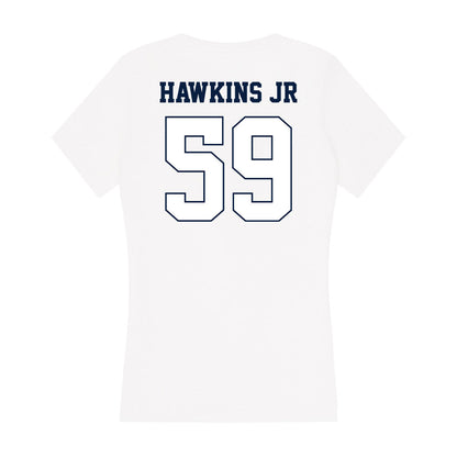 Monmouth - NCAA Football : Adrian Hawkins Jr - Women's V-Neck T-Shirt-1