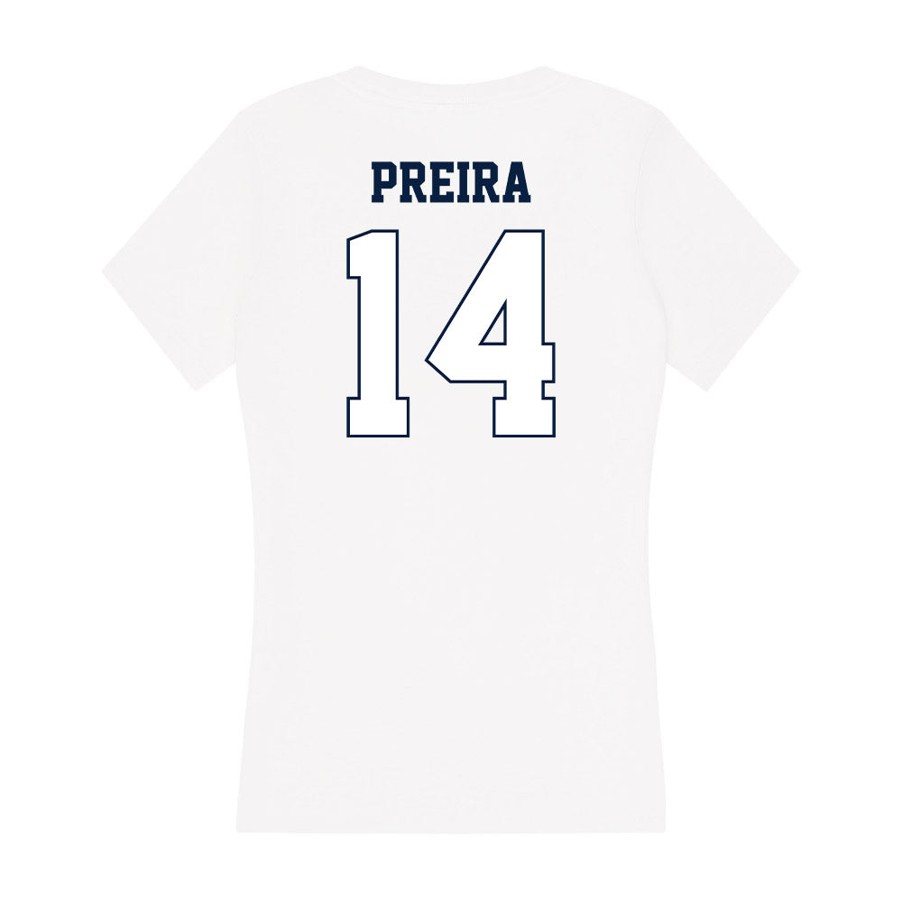 Monmouth - NCAA Women's Basketball : Kellyn Preira - Women's V-Neck T-Shirt-1