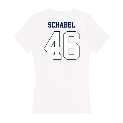 Monmouth - NCAA Football : Luke Schabel - Women's V-Neck T-Shirt-1