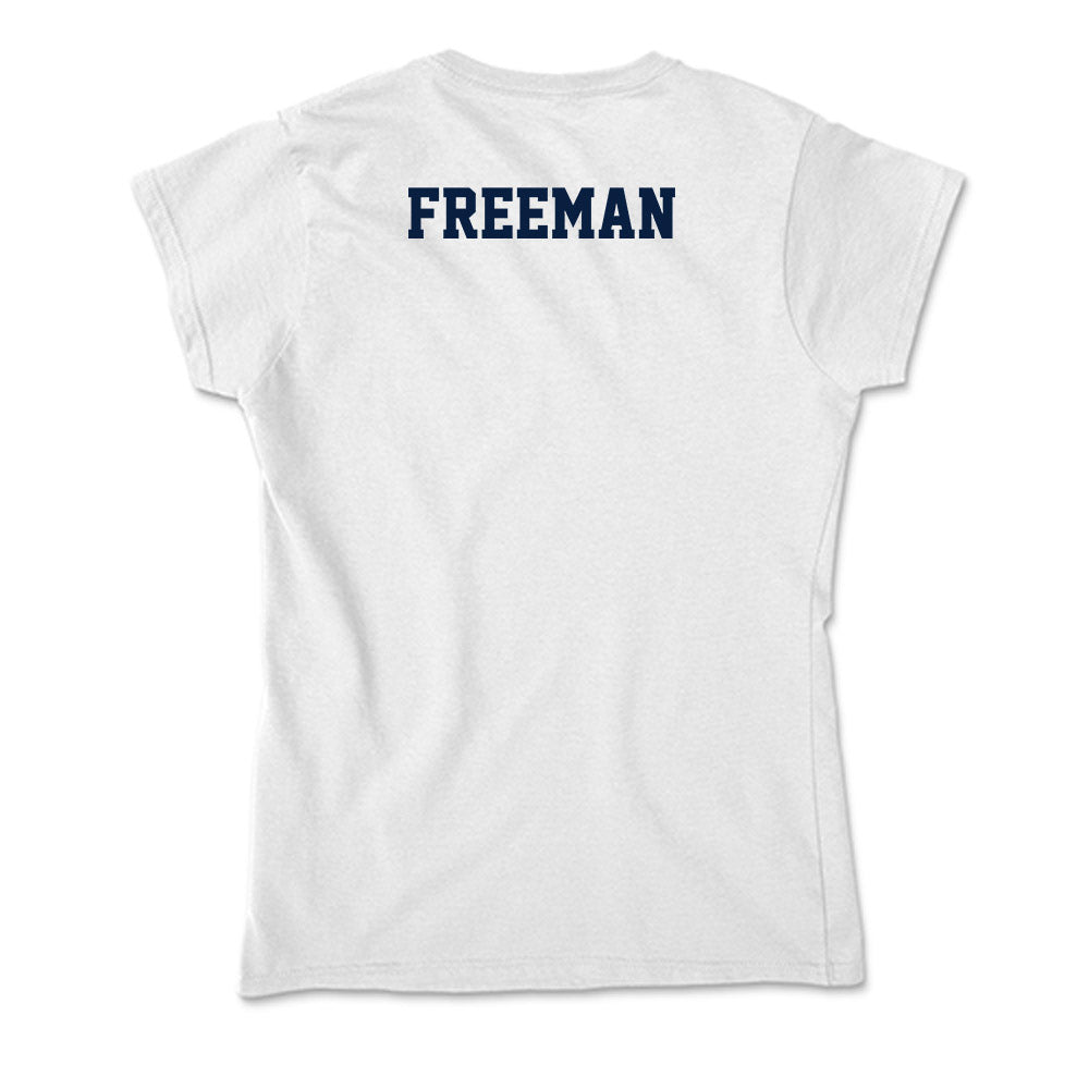 Monmouth - NCAA Men's Track & Field : Will Freeman - Soft Style Women’s T-Shirt-1