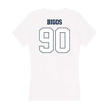 Monmouth - NCAA Football : Brendan Bigos - Women's V-Neck T-Shirt-1