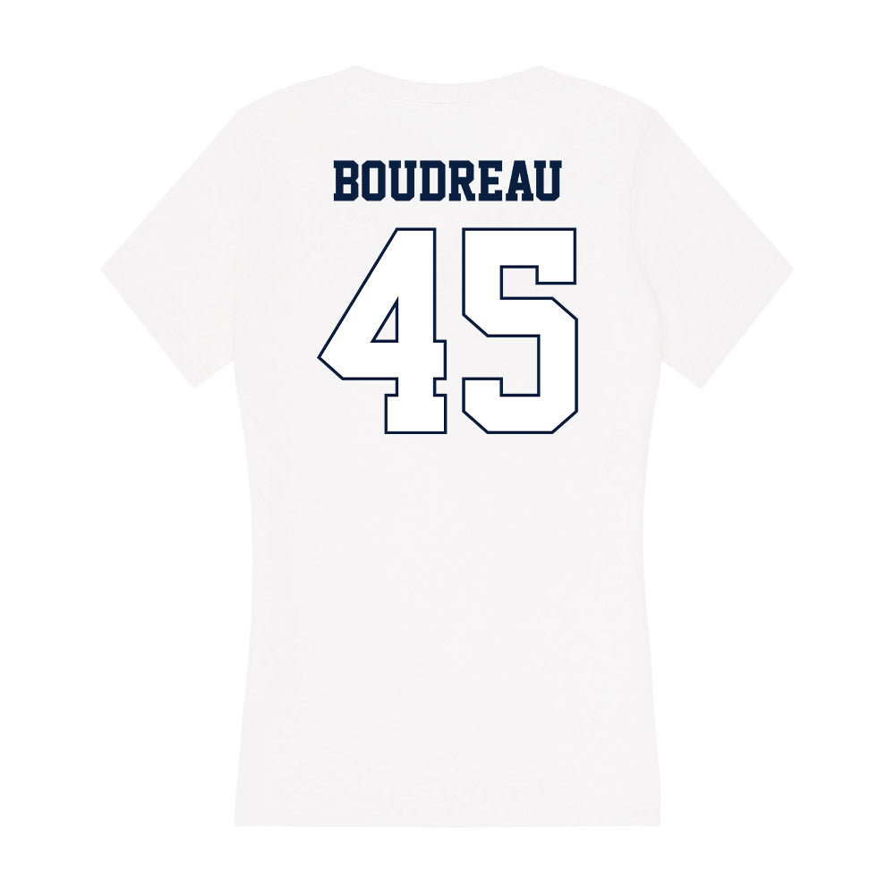 Monmouth - NCAA Men's Lacrosse : Mitch Boudreau - Women's V-Neck T-Shirt-1