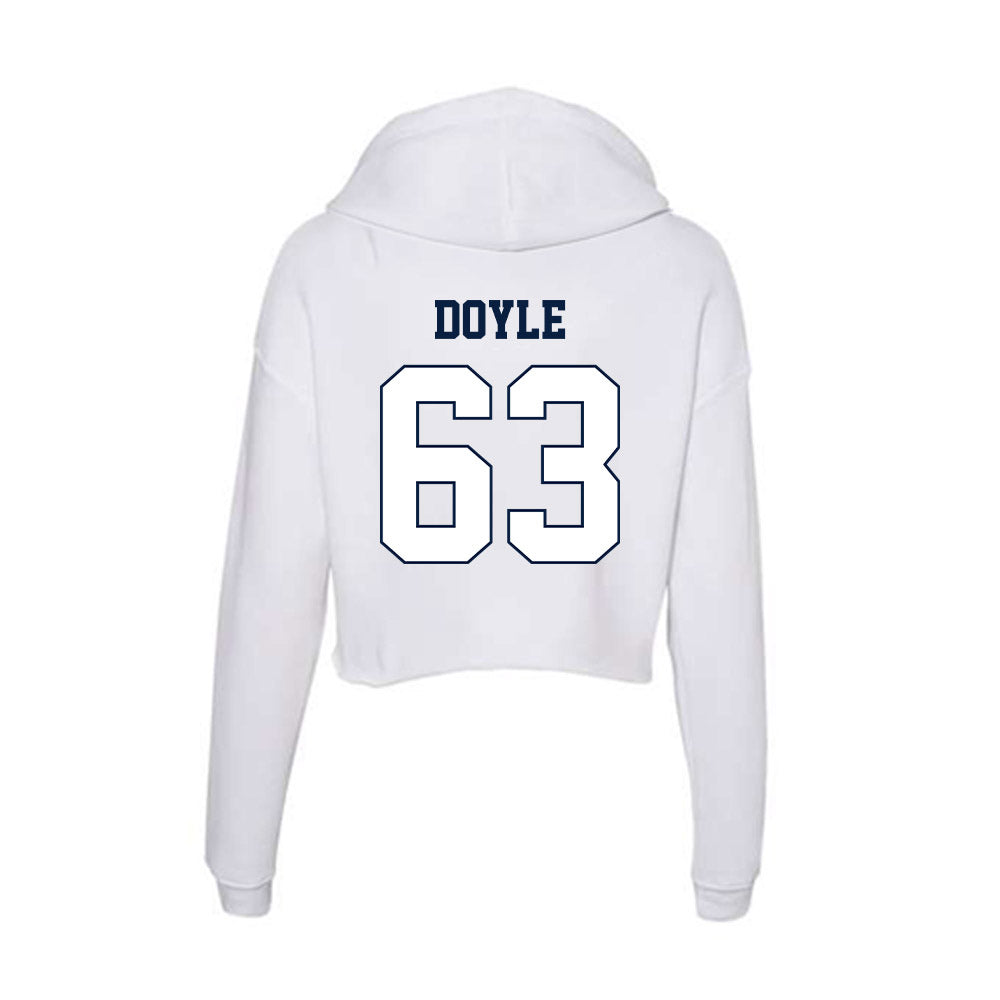 Monmouth - NCAA Football : Daniel Doyle - Women's Crop Fleece Hoodie-1