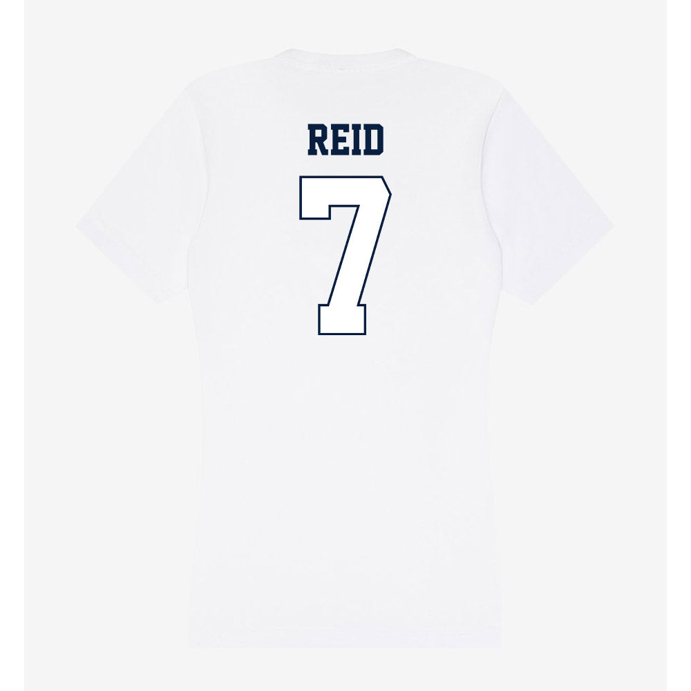 Monmouth - NCAA Football : Jahsyn Reid - Women's V-Neck T-Shirt-1