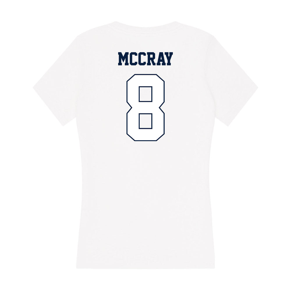 Monmouth - NCAA Football : Marquez McCray - Women's V-Neck T-Shirt-1