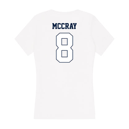 Monmouth - NCAA Football : Marquez McCray - Women's V-Neck T-Shirt-1