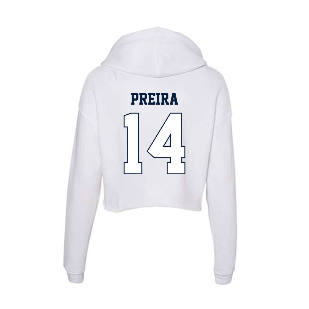 Monmouth - NCAA Women's Basketball : Kellyn Preira - Women's Crop Fleece Hoodie-1