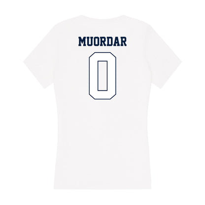 Monmouth - NCAA Men's Basketball : Dok Muordar - Women's V-Neck T-Shirt-1