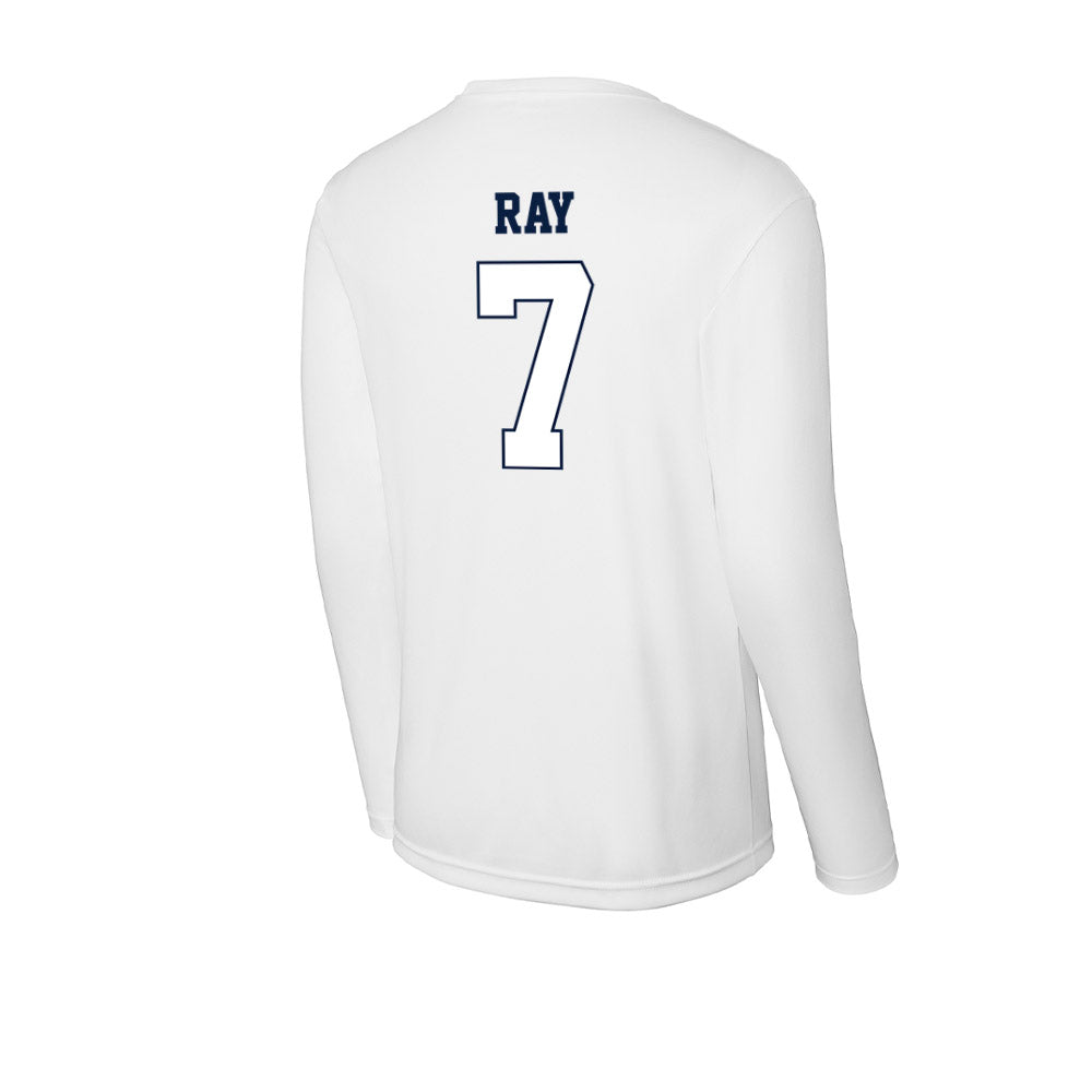 Monmouth - NCAA Men's Basketball : Justin Ray - Activewear Long Sleeve T-Shirt-1