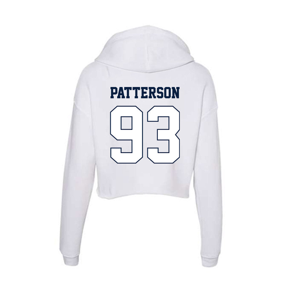Monmouth - NCAA Football : Ronan Patterson - Women's Crop Fleece Hoodie-1