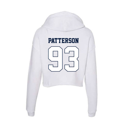 Monmouth - NCAA Football : Ronan Patterson - Women's Crop Fleece Hoodie-1