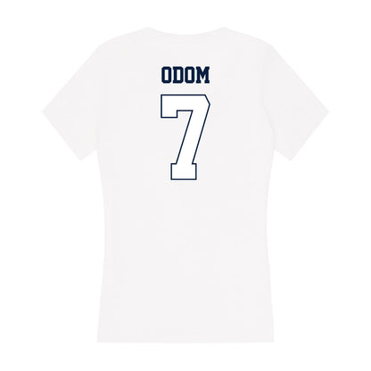 Monmouth - NCAA Football : Alex Odom - Women's V-Neck T-Shirt-1