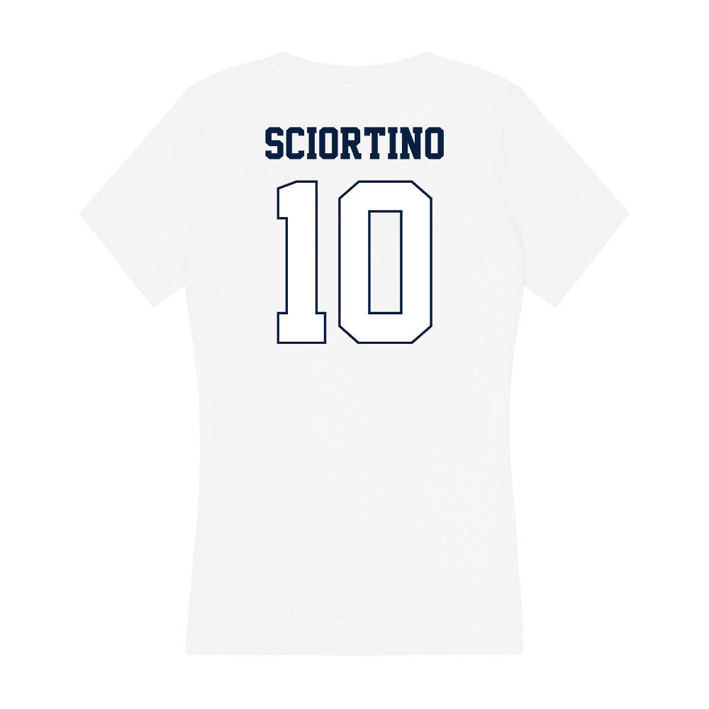 Monmouth - NCAA Women's Lacrosse : Ella Sciortino - Women's V-Neck T-Shirt-1