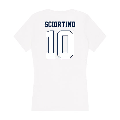 Monmouth - NCAA Women's Lacrosse : Ella Sciortino - Women's V-Neck T-Shirt-1