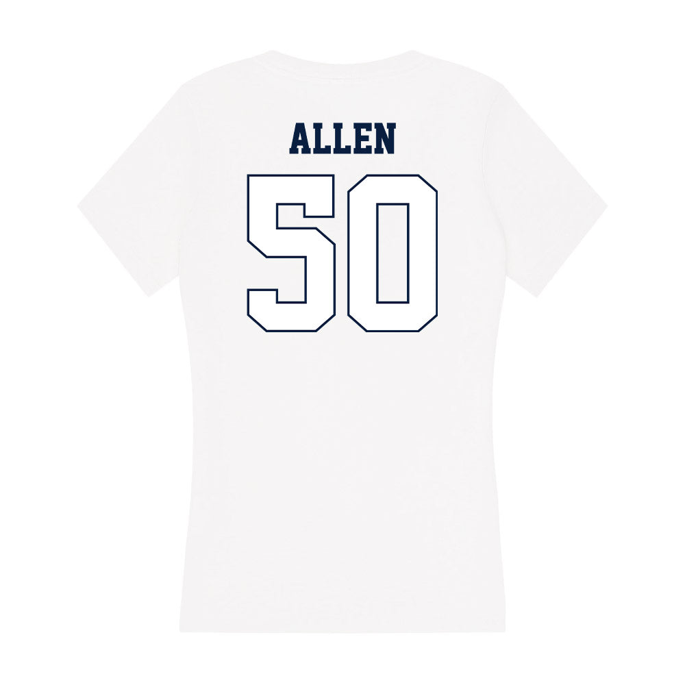 Monmouth - NCAA Men's Basketball : Braedan Allen - Women's V-Neck T-Shirt-1