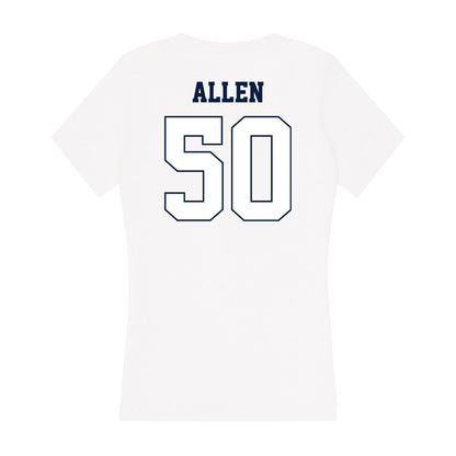 Monmouth - NCAA Men's Basketball : Braedan Allen - Women's V-Neck T-Shirt-1