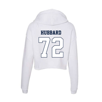Monmouth - NCAA Football : Shalik Hubbard - Women's Crop Fleece Hoodie-1