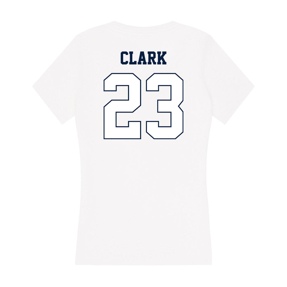 Monmouth - NCAA Football : Israel Clark - Women's V-Neck T-Shirt-1