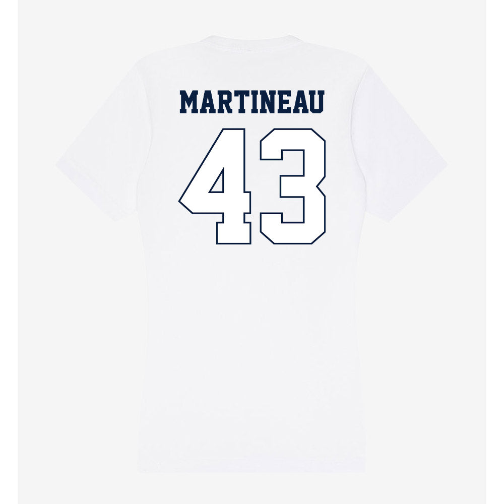 Monmouth - NCAA Men's Lacrosse : Lance Martineau - Women's V-Neck T-Shirt-1