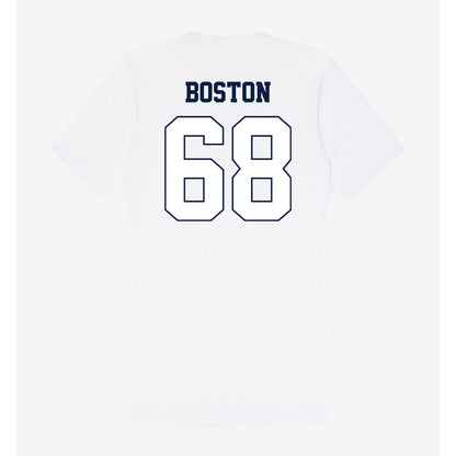 Monmouth - NCAA Football : Logan Boston - Women's V-Neck T-Shirt-1