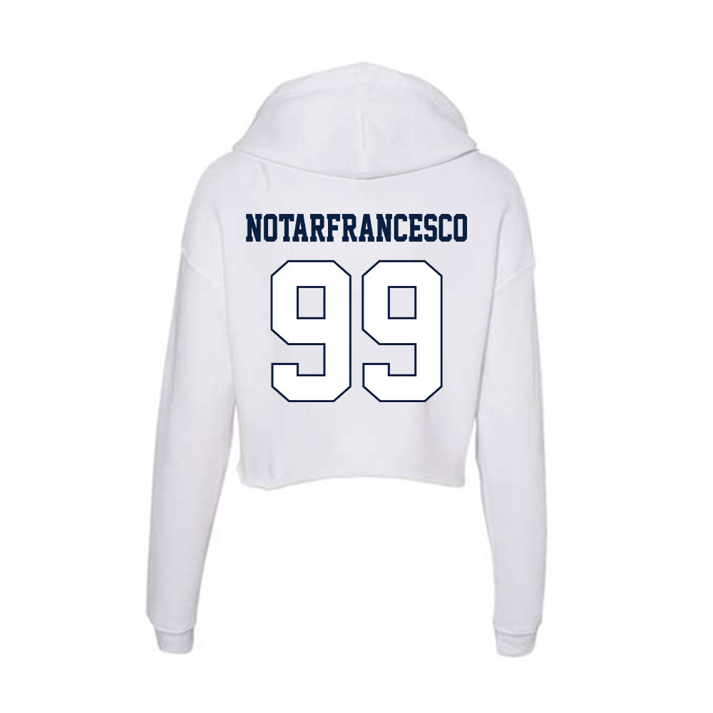 Monmouth - NCAA Women's Soccer : Grace Notarfrancesco - Women's Crop Fleece Hoodie-1