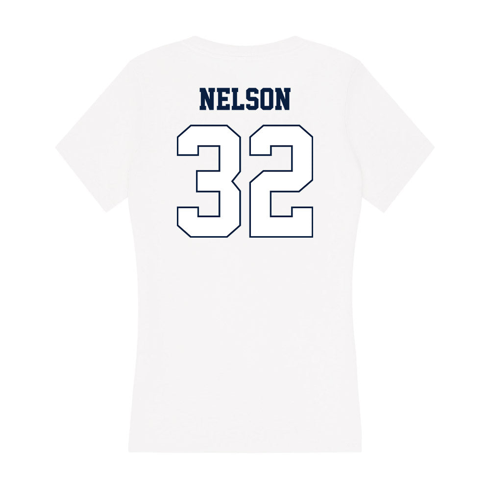 Monmouth - NCAA Football : Rodney Nelson - Women's V-Neck T-Shirt-1