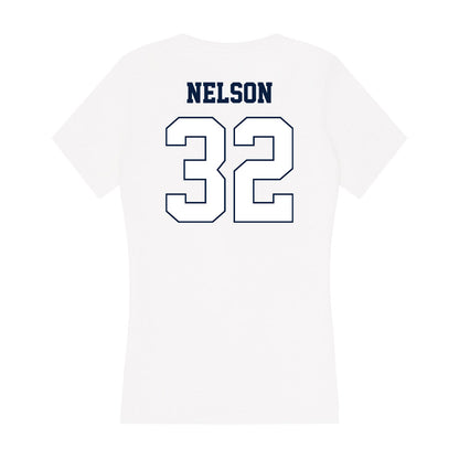 Monmouth - NCAA Football : Rodney Nelson - Women's V-Neck T-Shirt-1
