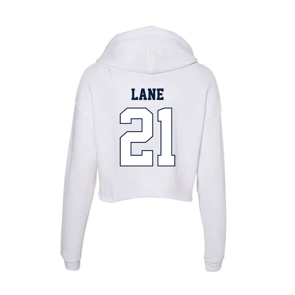 Monmouth - NCAA Football : Emmanuel Lane - Women's Crop Fleece Hoodie-1