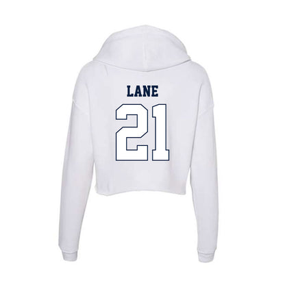 Monmouth - NCAA Football : Emmanuel Lane - Women's Crop Fleece Hoodie-1