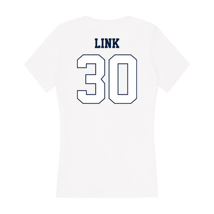 Monmouth - NCAA Men's Soccer : Matthew Link - Women's V-Neck T-Shirt-1