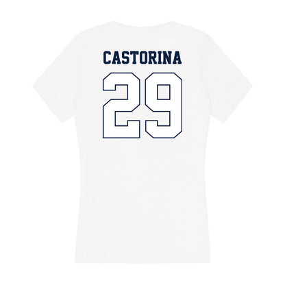 Monmouth - NCAA Football : Austin Castorina - Women's V-Neck T-Shirt-1