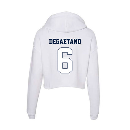 Monmouth - NCAA Women's Soccer : Katie DeGaetano - Women's Crop Fleece Hoodie-1