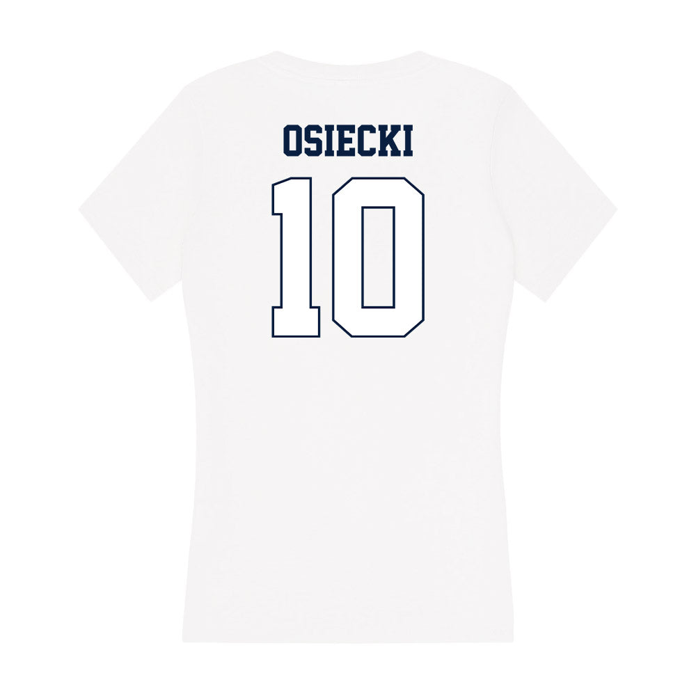Monmouth - NCAA Men's Soccer : Patrick Osiecki - Women's V-Neck T-Shirt-1