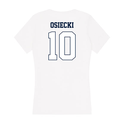 Monmouth - NCAA Men's Soccer : Patrick Osiecki - Women's V-Neck T-Shirt-1