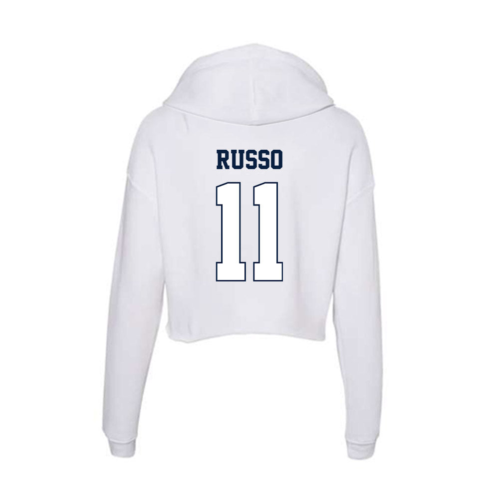 Monmouth - NCAA Football : Ryan Russo - Women's Crop Fleece Hoodie-1