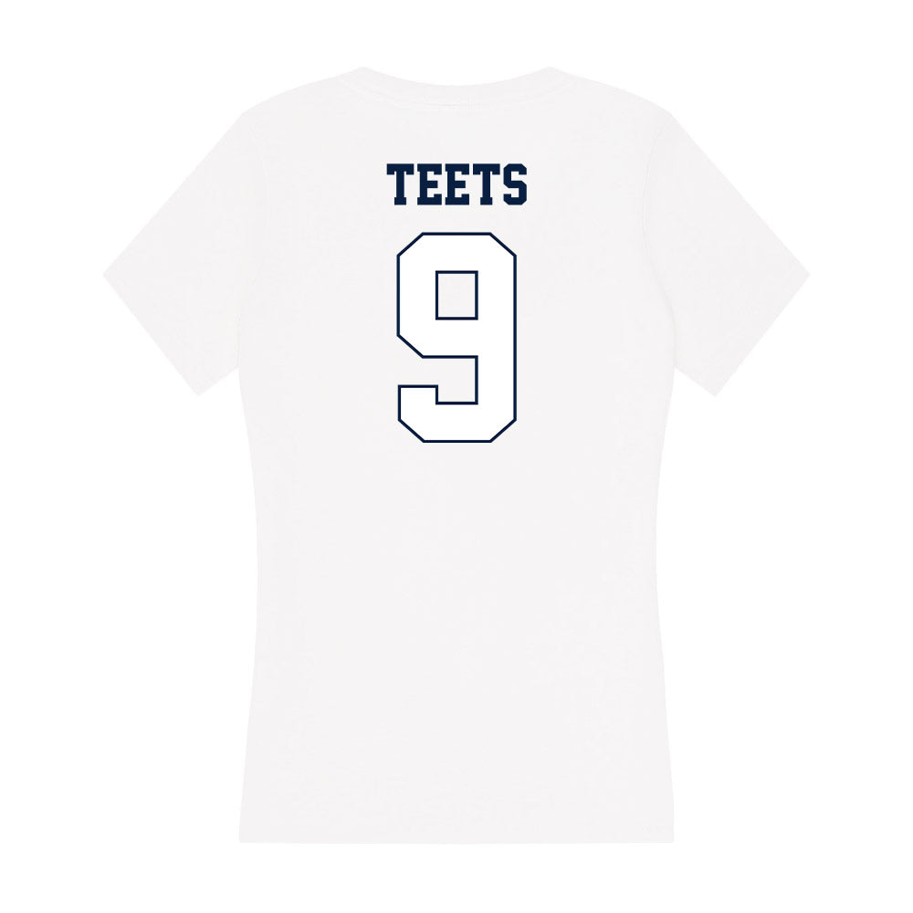 Monmouth - NCAA Men's Lacrosse : Nicholas Teets - Women's V-Neck T-Shirt-1