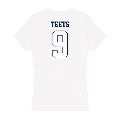Monmouth - NCAA Men's Lacrosse : Nicholas Teets - Women's V-Neck T-Shirt-1