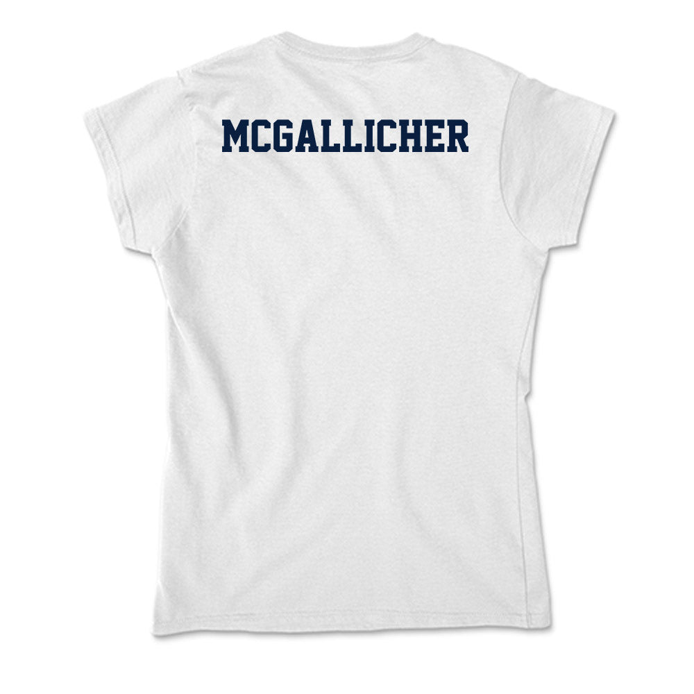 Monmouth - NCAA Men's Track & Field : Landon McGallicher - Soft Style Women’s T-Shirt-1
