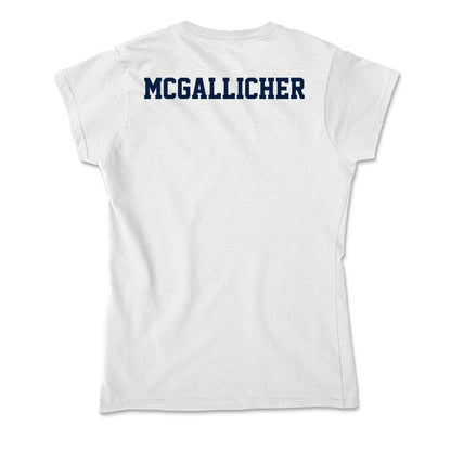 Monmouth - NCAA Men's Track & Field : Landon McGallicher - Soft Style Women’s T-Shirt-1