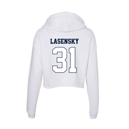 Monmouth - NCAA Men's Lacrosse : Brayden Lasensky - Women's Crop Fleece Hoodie-1