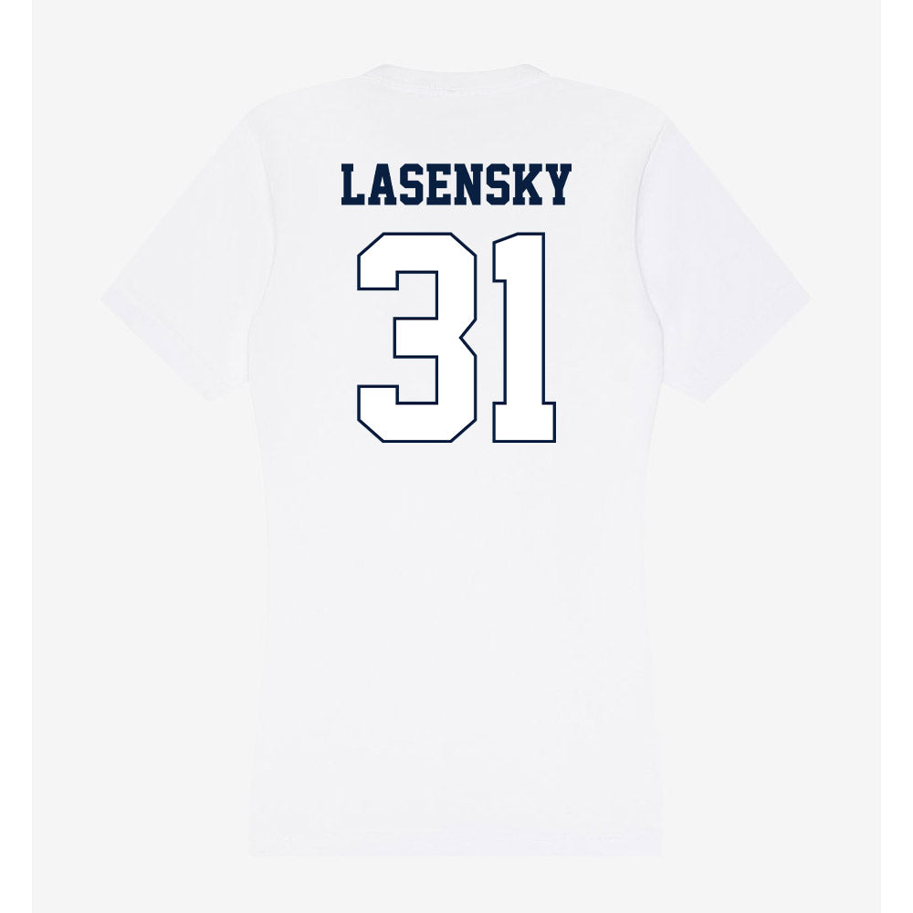 Monmouth - NCAA Men's Lacrosse : Brayden Lasensky - Women's V-Neck T-Shirt-1