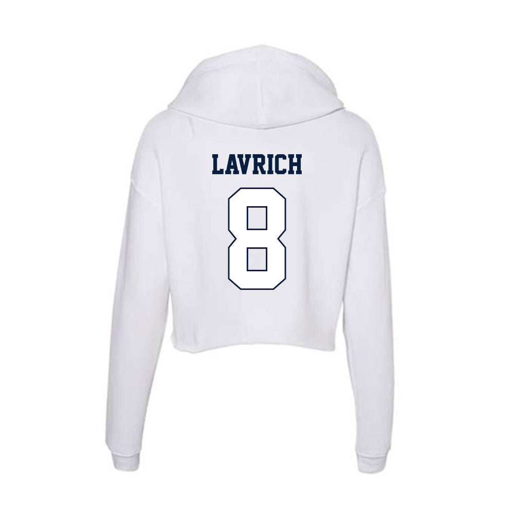 Monmouth - NCAA Women's Soccer : Ashley Lavrich - Women's Crop Fleece Hoodie-1