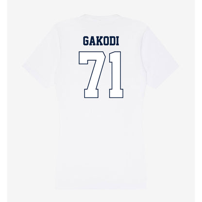 Monmouth - NCAA Football : Moses Gakodi - Women's V-Neck T-Shirt-1