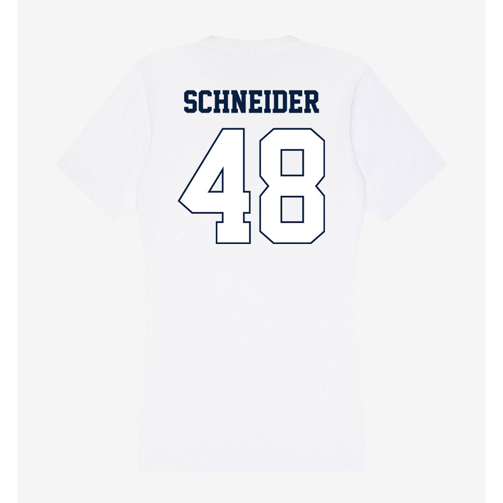 Monmouth - NCAA Men's Lacrosse : Jake Schneider - Women's V-Neck T-Shirt-1