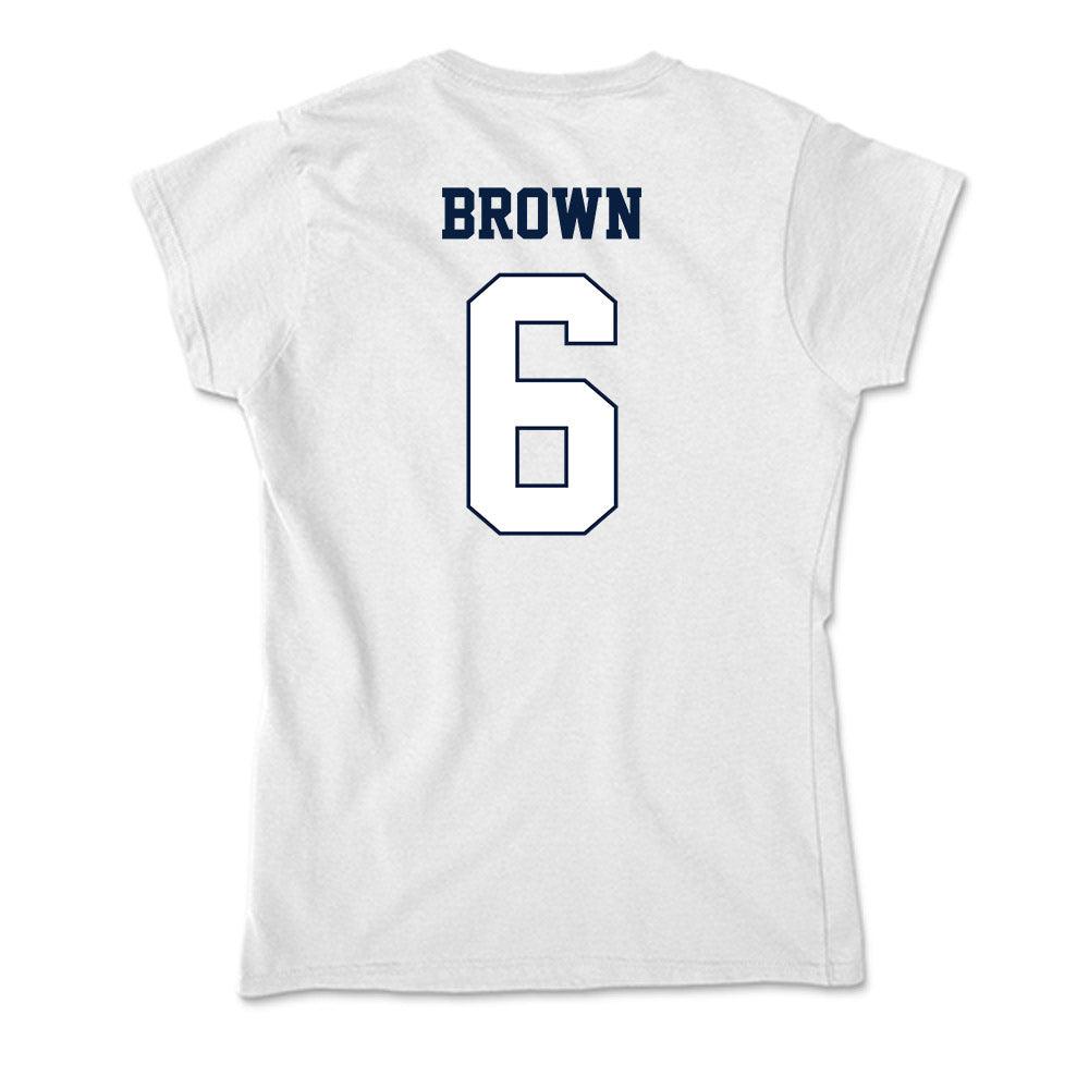 Monmouth - NCAA Football : Jacob Brown - Soft Style Women’s T-Shirt-1
