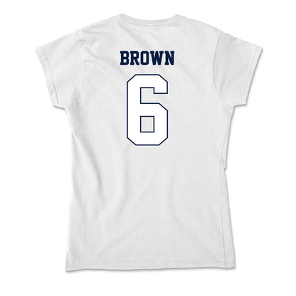 Monmouth - NCAA Football : Jacob Brown - Soft Style Women’s T-Shirt-1