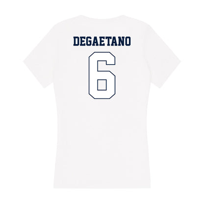 Monmouth - NCAA Women's Soccer : Katie DeGaetano - Women's V-Neck T-Shirt-1