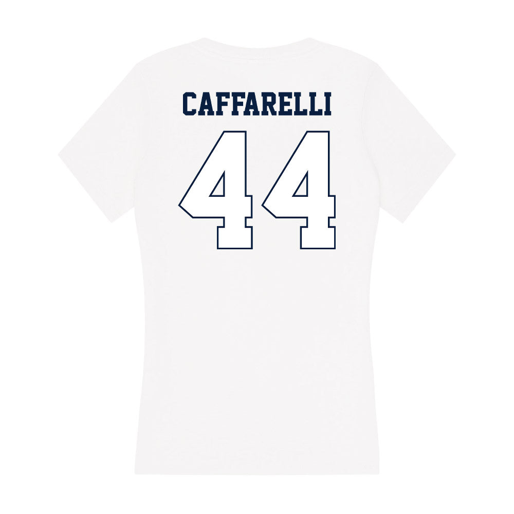 Monmouth - NCAA Men's Lacrosse : Ty Caffarelli - Women's V-Neck T-Shirt-1
