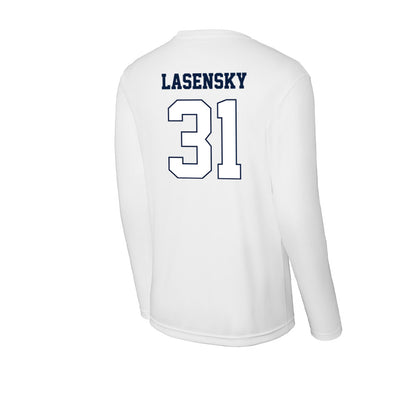 Monmouth - NCAA Men's Lacrosse : Brayden Lasensky - Activewear Long Sleeve T-Shirt-1